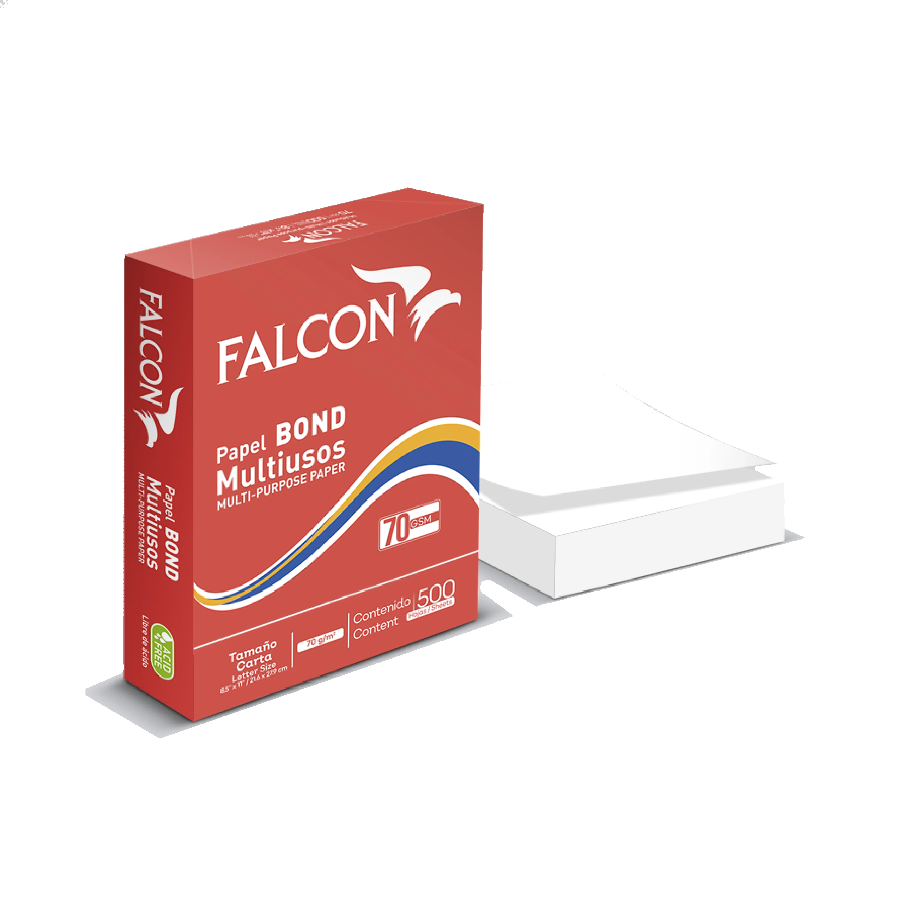Papel Resma de papel bond tamaño carta
