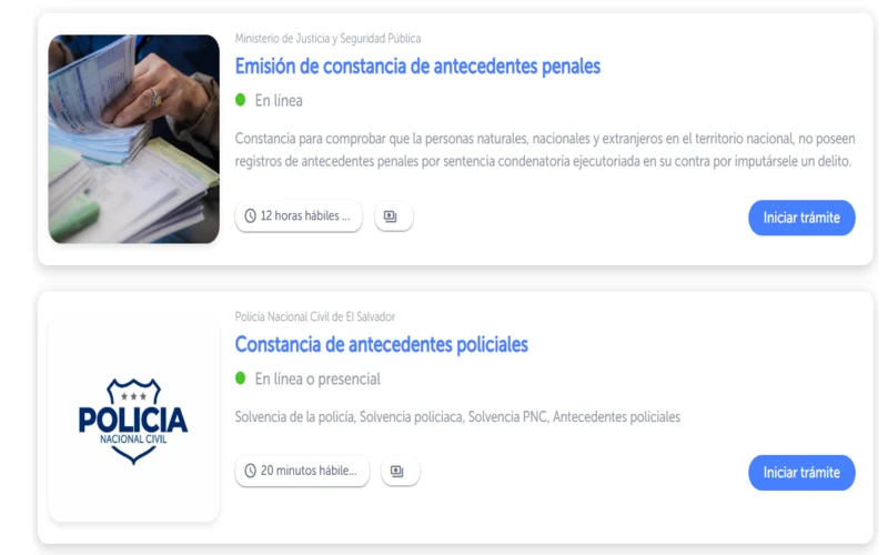 Solvencia y Antecedentes